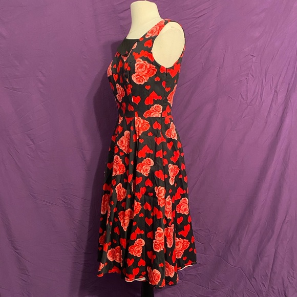 Valentine Retro Pinup Swing Dress from Hearts & Roses. Size 8. - Picture 2 of 7